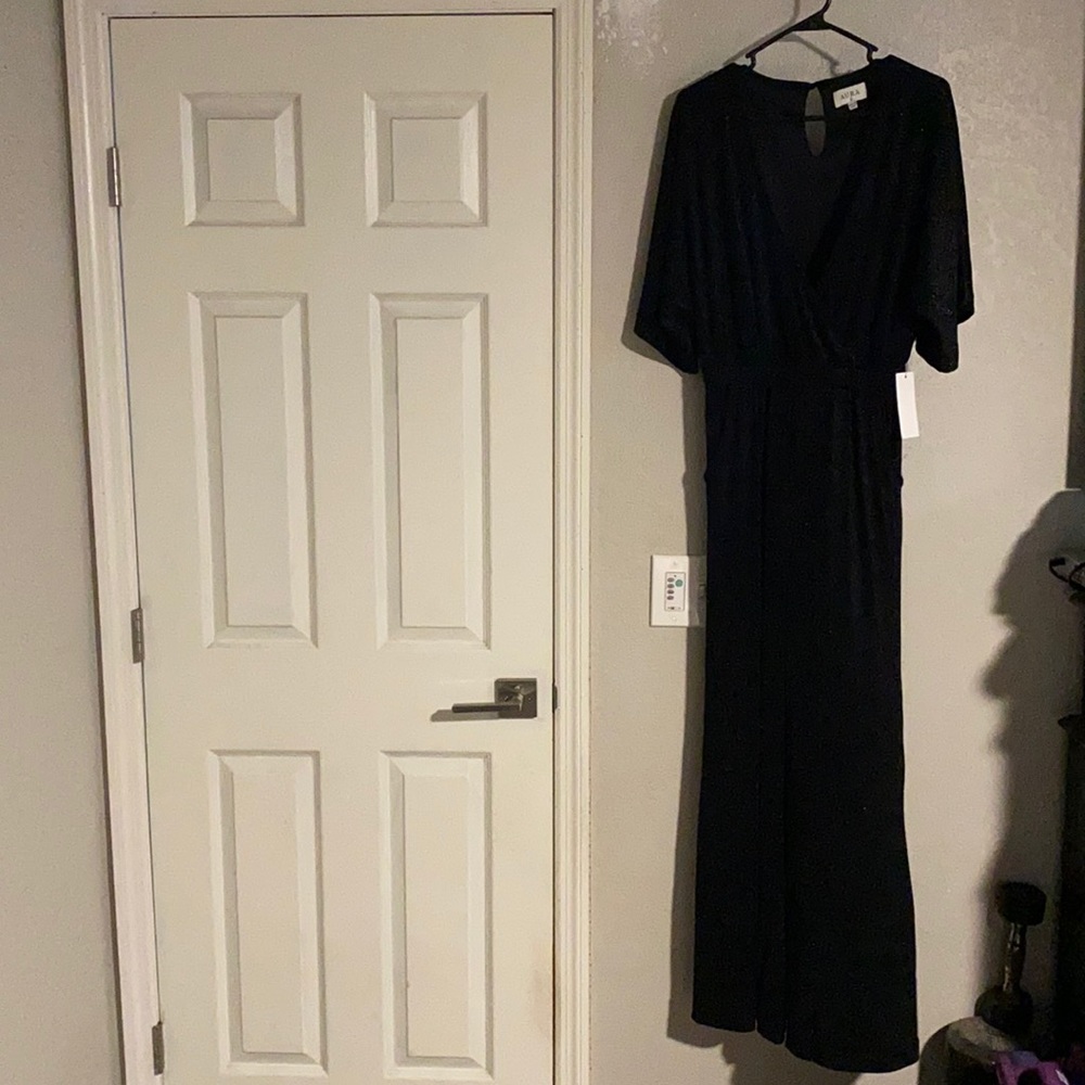 Black pantsuit size S. Sparkley- great for holidays!